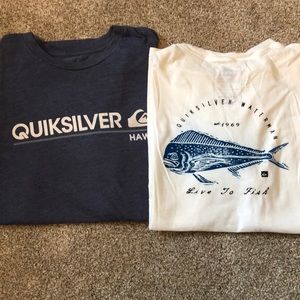 Quiksilver Bundle of 2 T-Shirts - Large